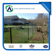 Black Powder Coated Chain Link Fence Systems